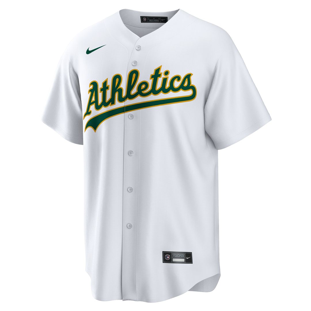 Athletics Jacob Wilson Nike Home Replica Jersey - White