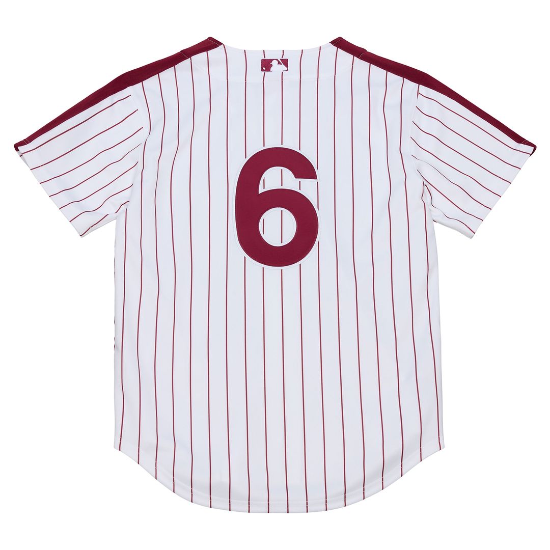 Philadelphia Phillies Jimmy Rollins Mitchell & Ness 2003 Cooperstown Authentic Jersey - White