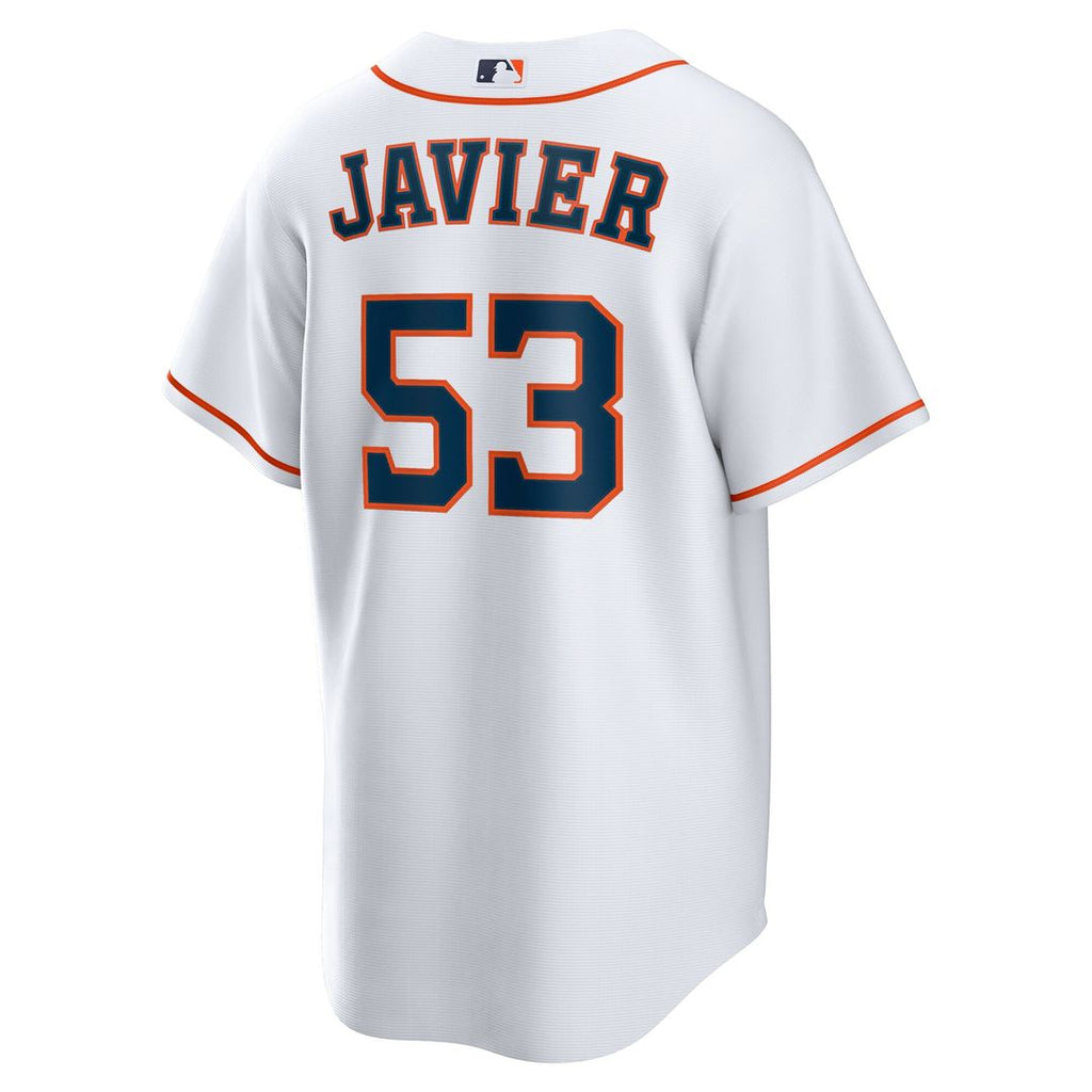 Houston Astros Cristian Javier Nike Home Replica Jersey - White