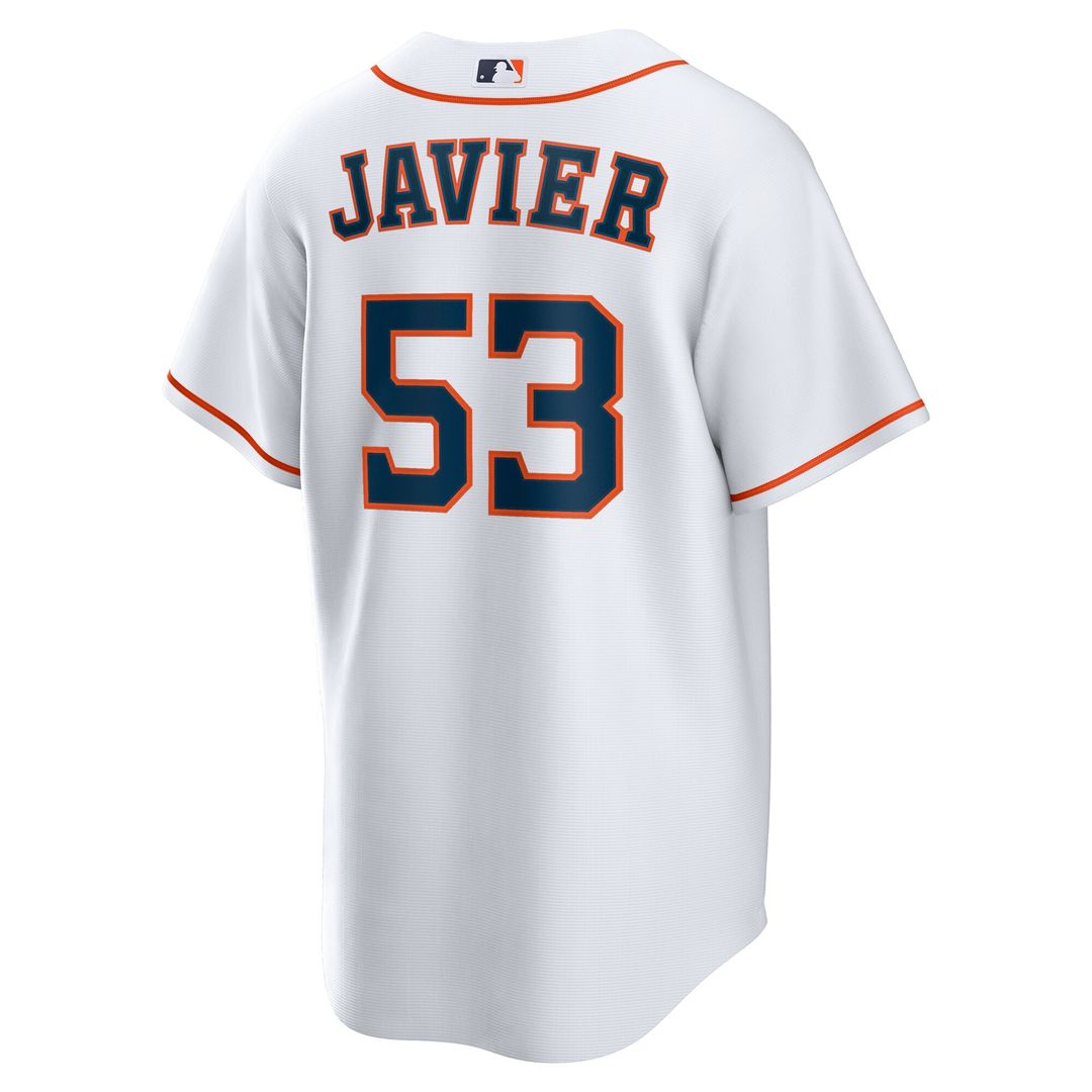 Houston Astros Cristian Javier Nike Home Replica Jersey - White