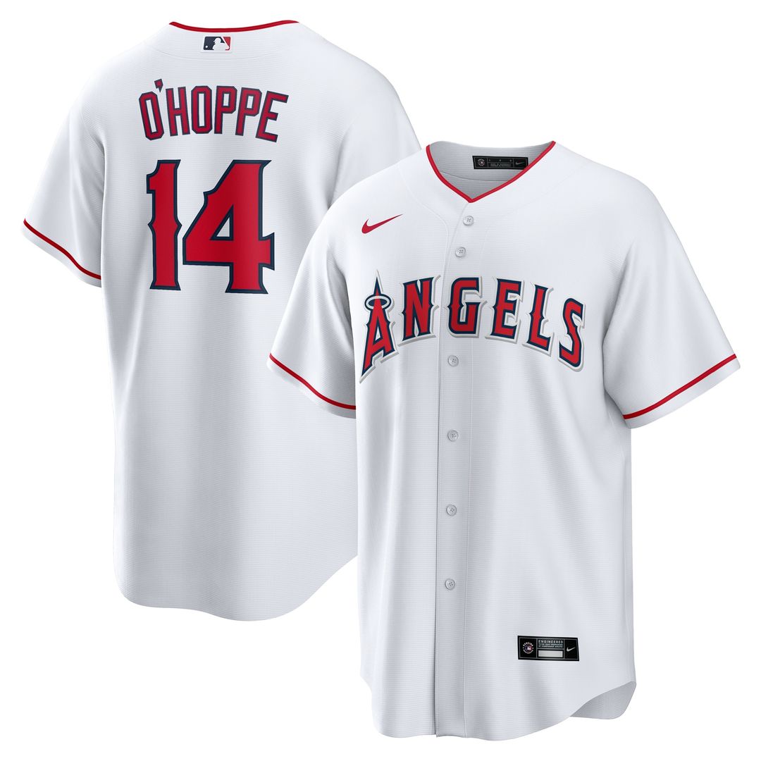 Los Angeles Angels Logan O'Hoppe Nike Home Replica Jersey - White