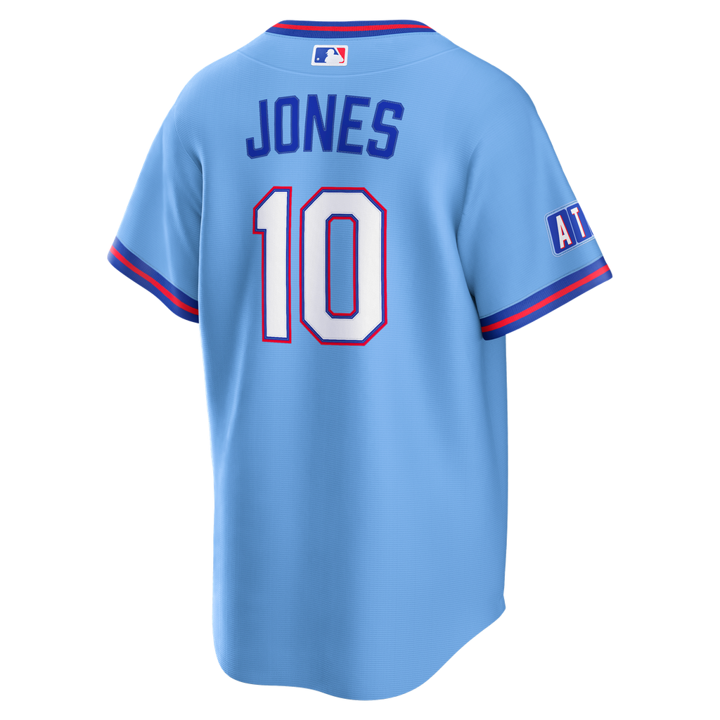 Atlanta Braves Chipper Jones Nike 2026 City Connect Stadium Jersey - Powder Blue