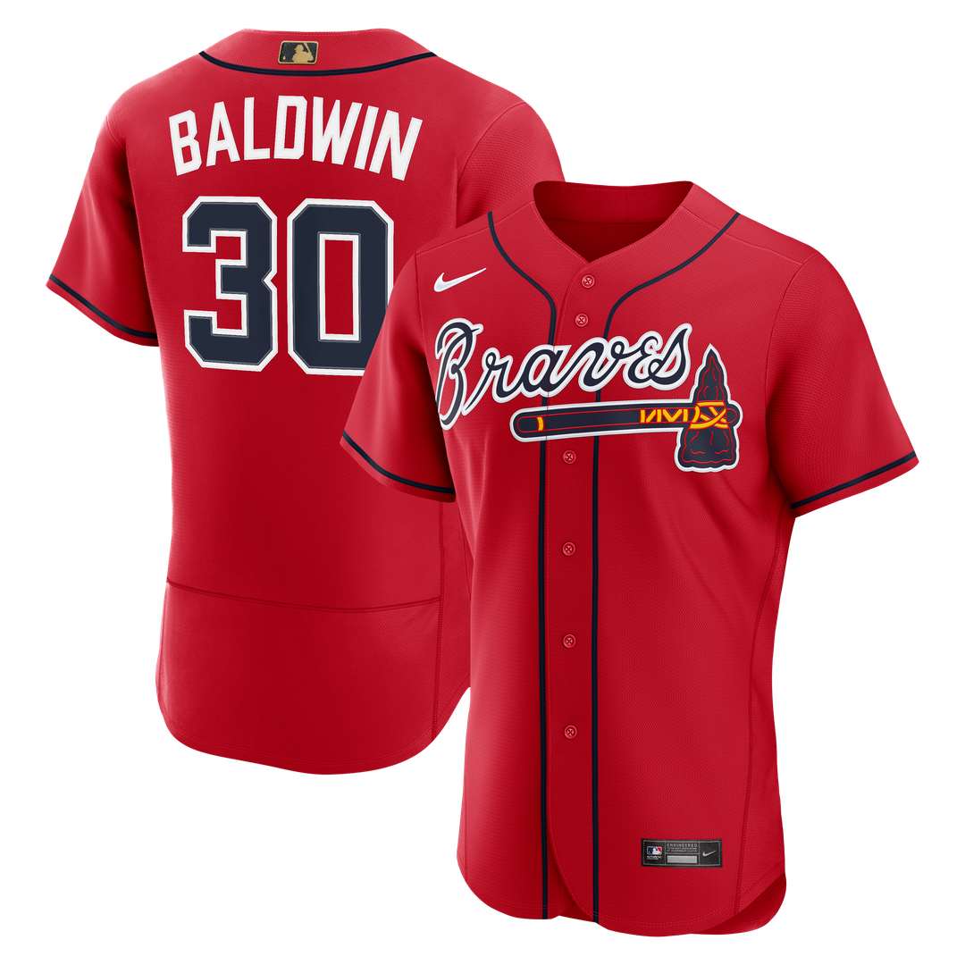 Atlanta Braves Drake Baldwin Nike Alternate MLB Awards Authentic Jersey - Navy