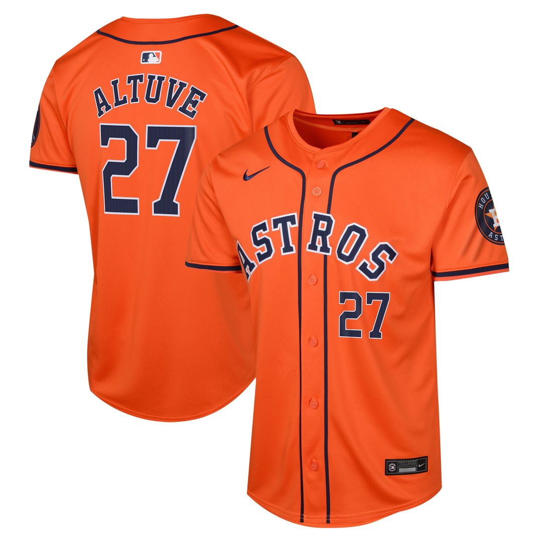 Houston Astros Jose Altuve Nike Youth Alternate Limited Player Jersey - Orange