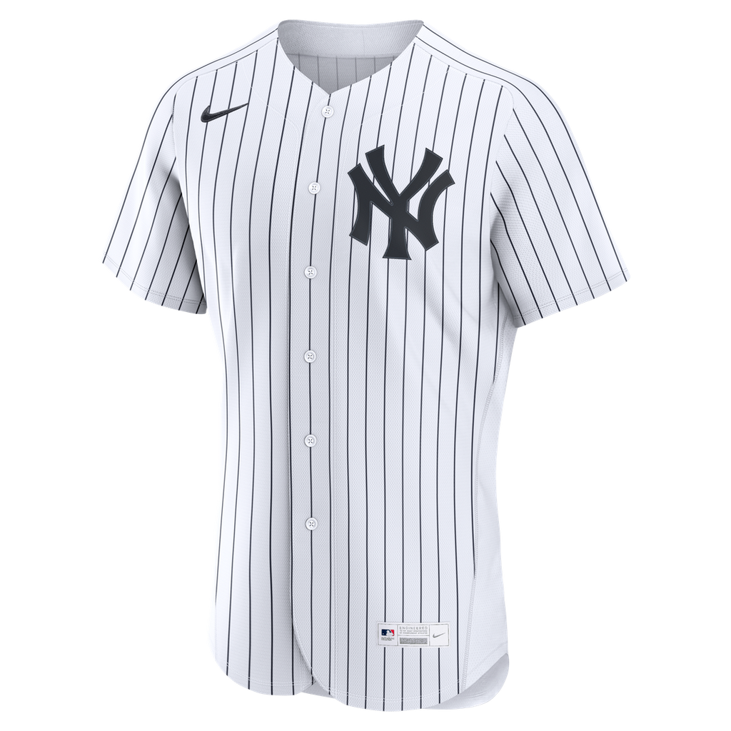 New York Yankees Nike Home Authentic Custom Jersey - White