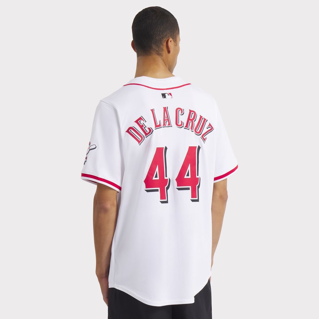 Cincinnati Reds Elly De La Cruz Nike Road Limited Player Jersey - Gray