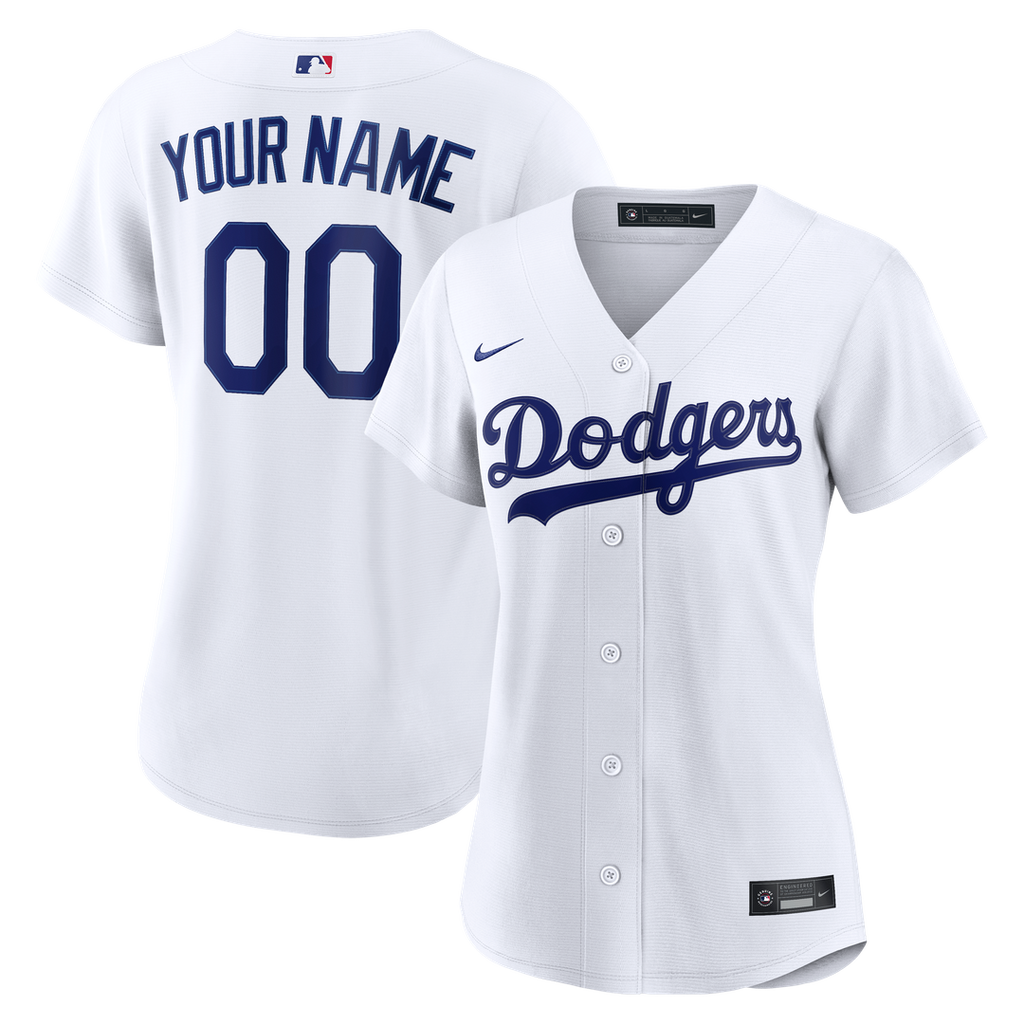 Los Angeles Dodgers Nike Women's Home Replica Custom Jersey - White