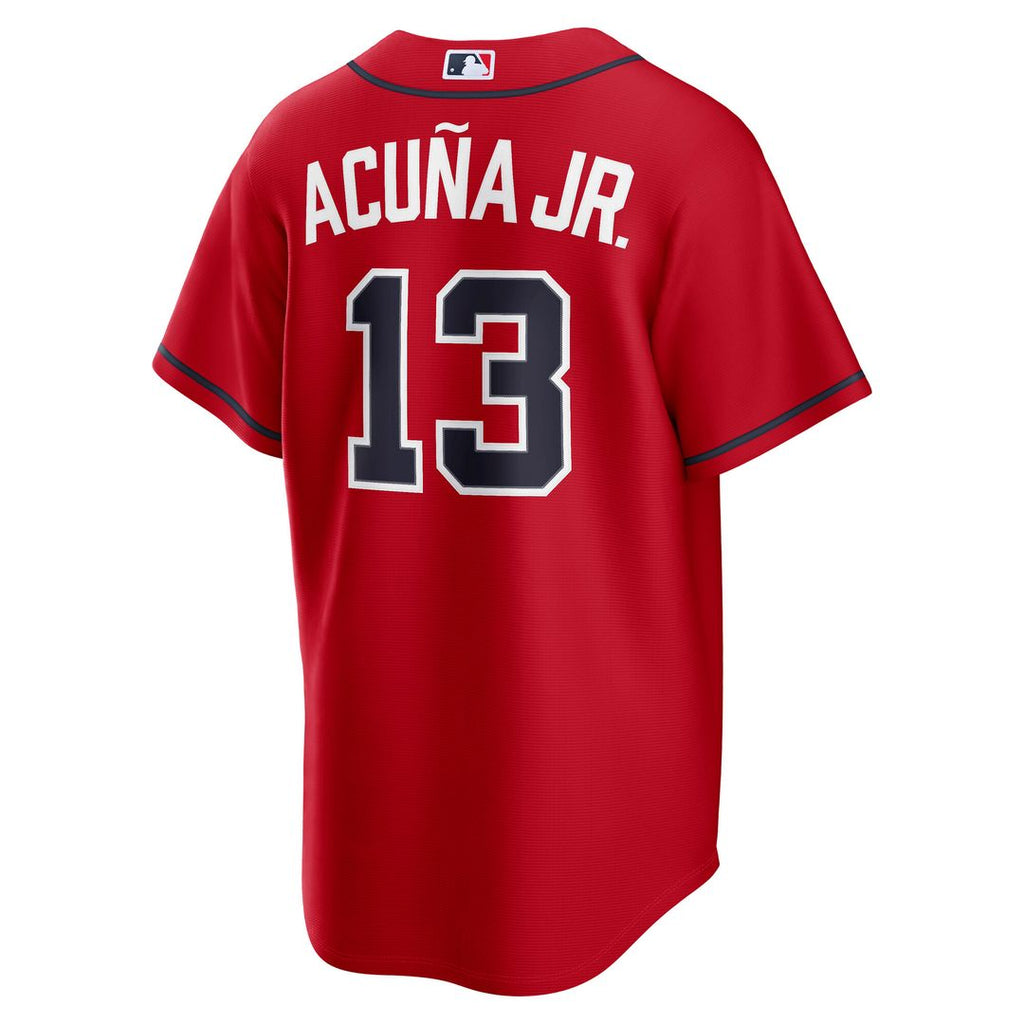 Atlanta Braves Ronald Acuña Jr. Nike Road Replica Jersey - Gray