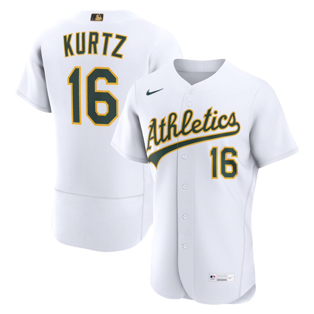 Athletics Nick Kurtz Nike MLB Awards Authentic Jersey - White