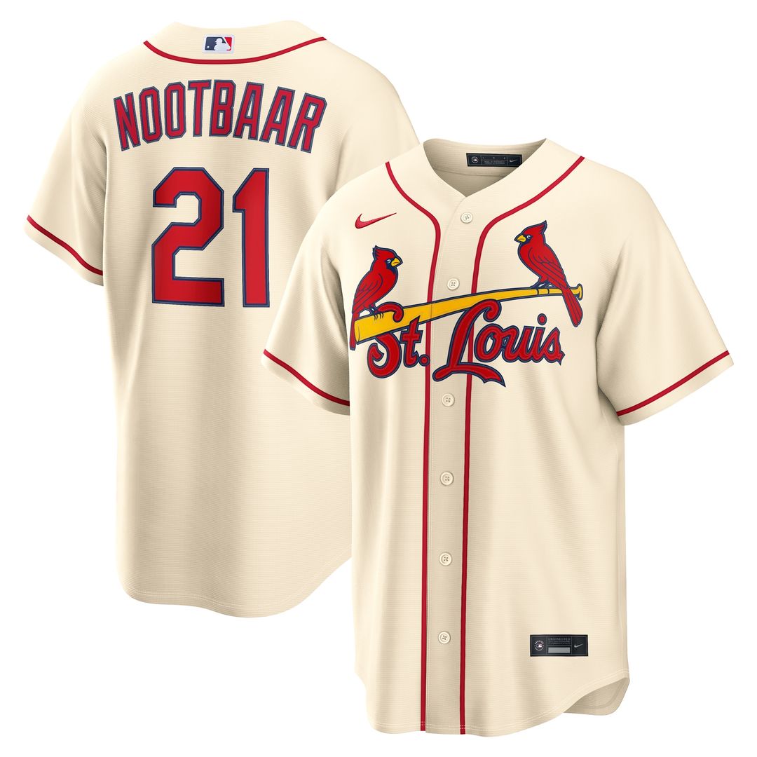St. Louis Cardinals Lars Nootbaar Nike Alternate Replica Jersey - Light Blue