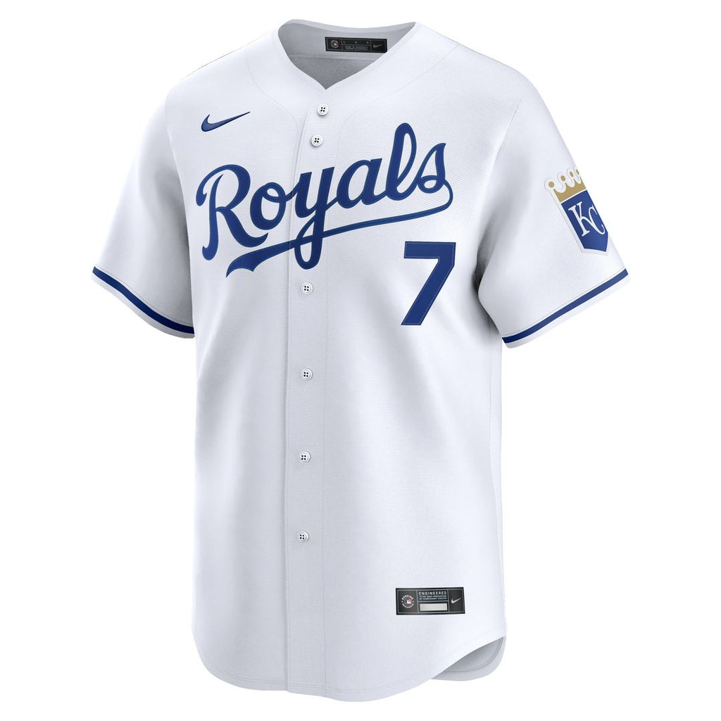 Kansas City Royals Bobby Witt Jr. Nike Home Limited Player Jersey - White