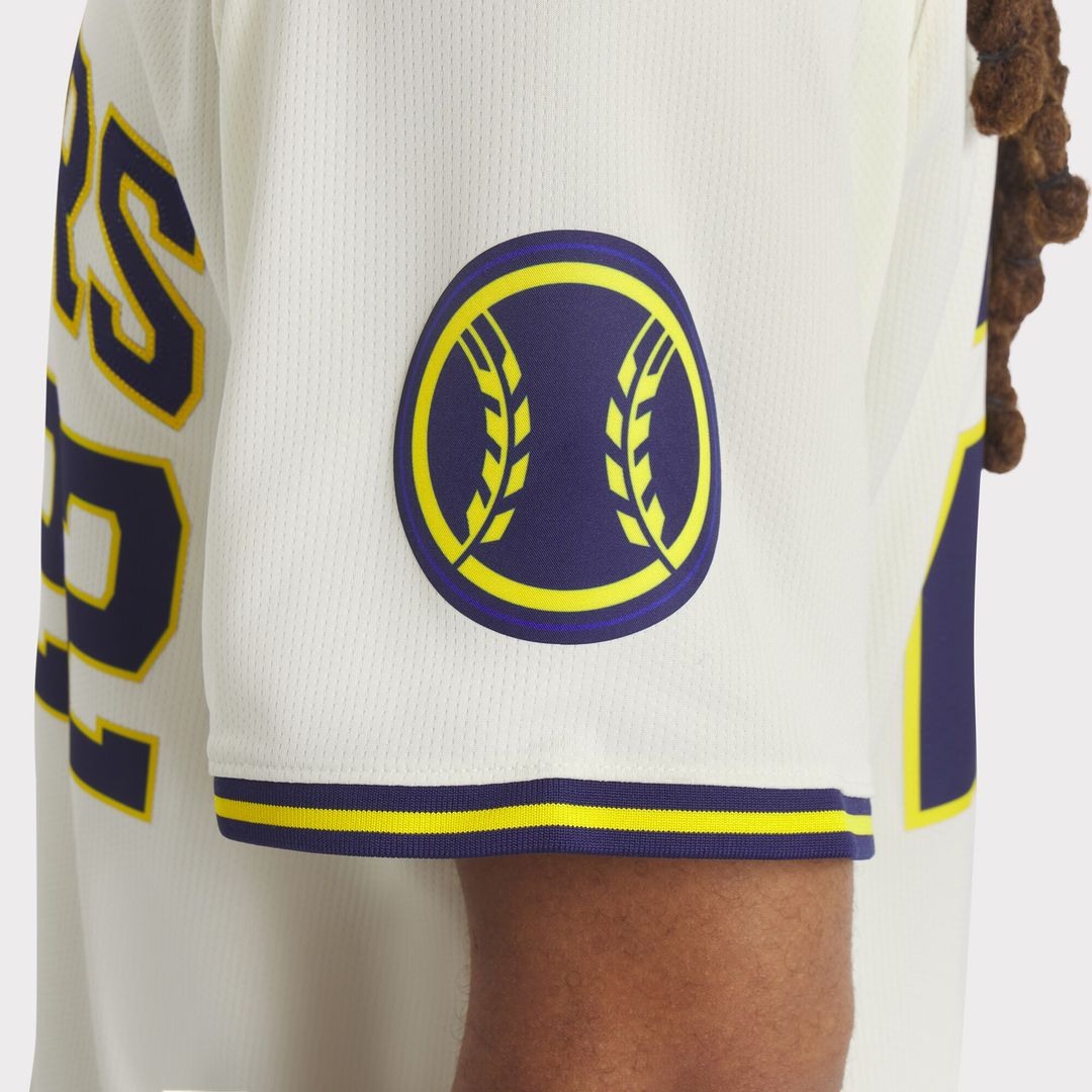 Milwaukee Brewers Christian Yelich Nike Home Limited Player Jersey - Cream