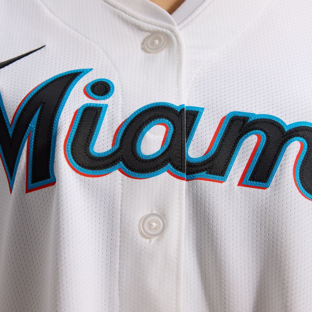 Miami Marlins Sandy Alcantara Nike Women's Home Limited Player Jersey - White