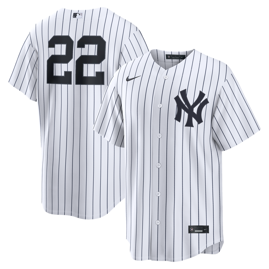 New York Yankees Ben Rice Nike Home Replica Jersey - White