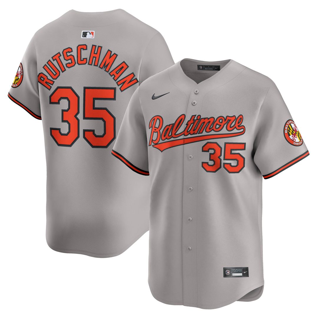Baltimore Orioles Adley Rutschman Nike 2nd Alternate Limited Player Jersey - Orange