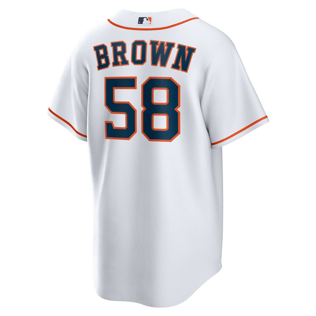 Houston Astros Hunter Brown Nike Home Replica Jersey - White