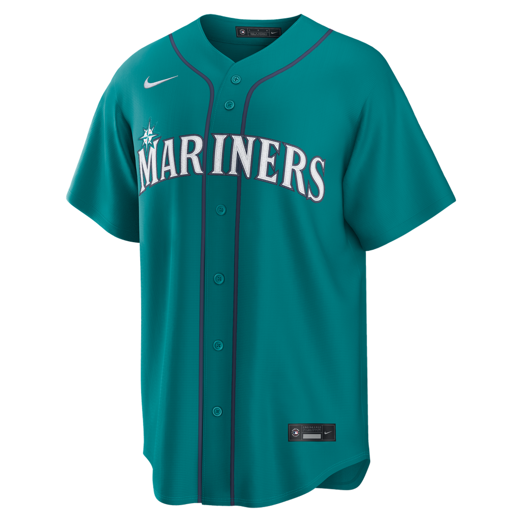 Seattle Mariners Cal Raleigh Nike Alternate Replica Jersey - Teal