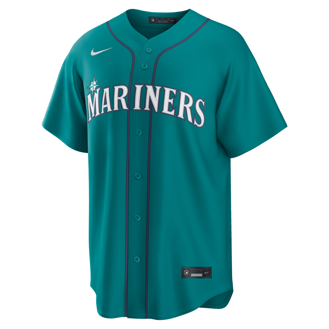 Seattle Mariners Cal Raleigh Nike Alternate Replica Jersey - Teal