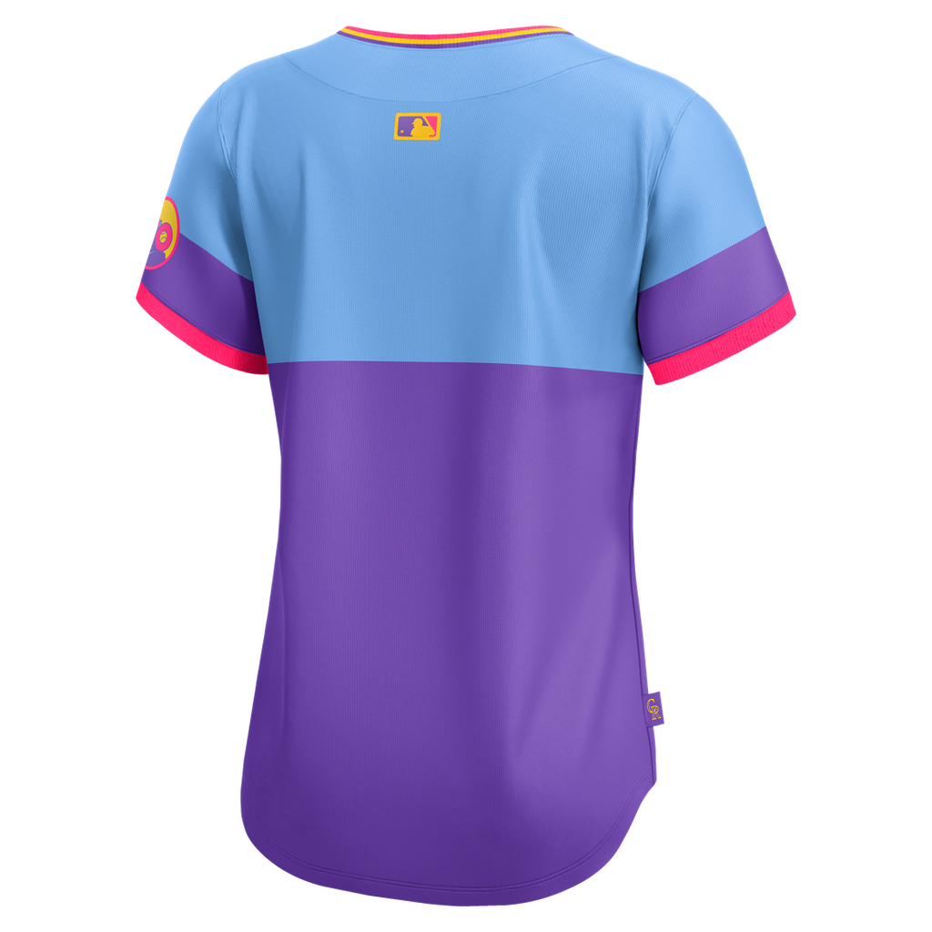 Colorado Rockies Nike Women's 2025 City Connect Limited Jersey - Purple/Light Blue