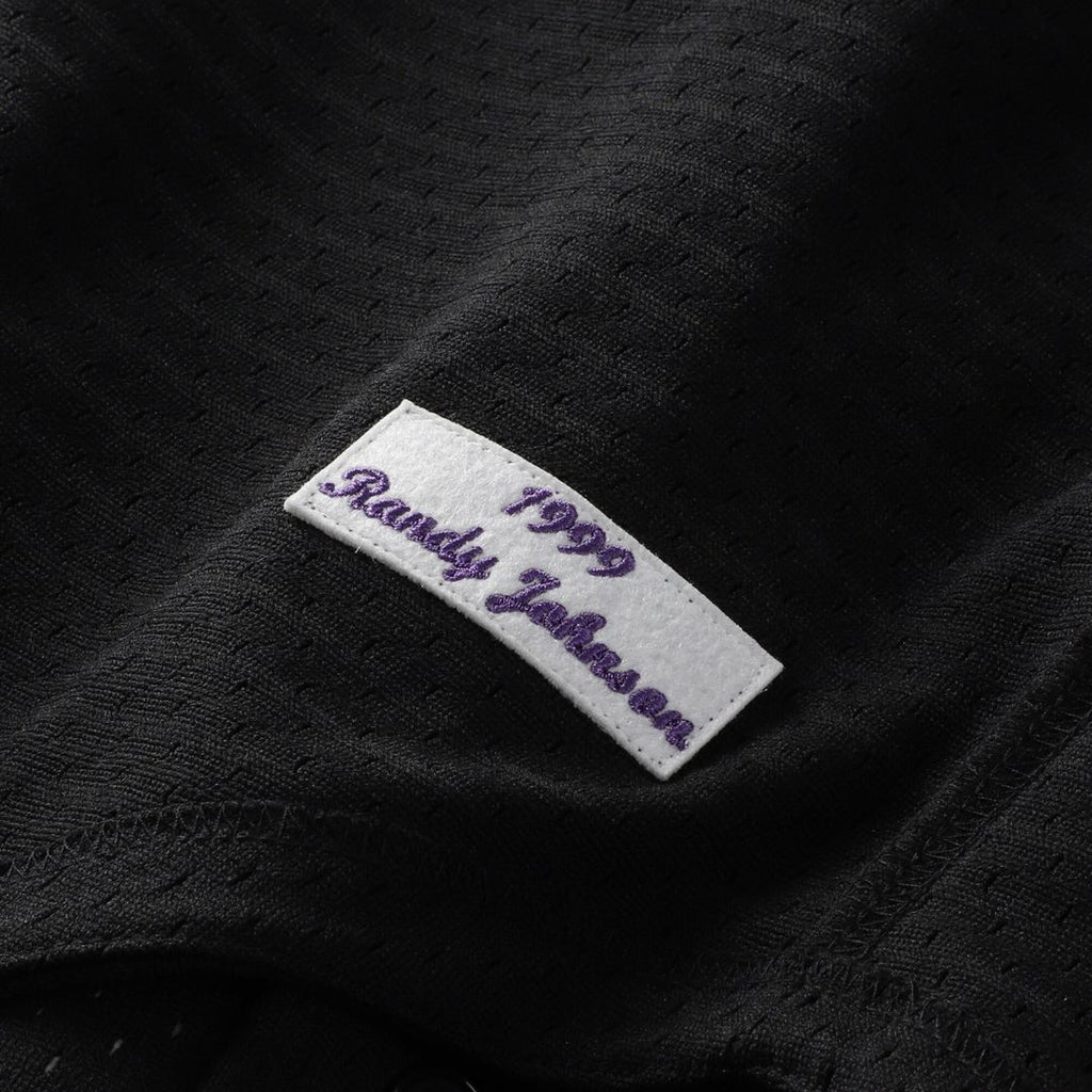 Arizona Diamondbacks Randy Johnson Mitchell & Ness Cooperstown Mesh Batting Practice Button - Up Jersey - Black