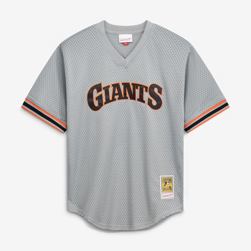 San Francisco Giants Will Clark Mitchell & Ness Authentic Batting Practice Jersey - Gray