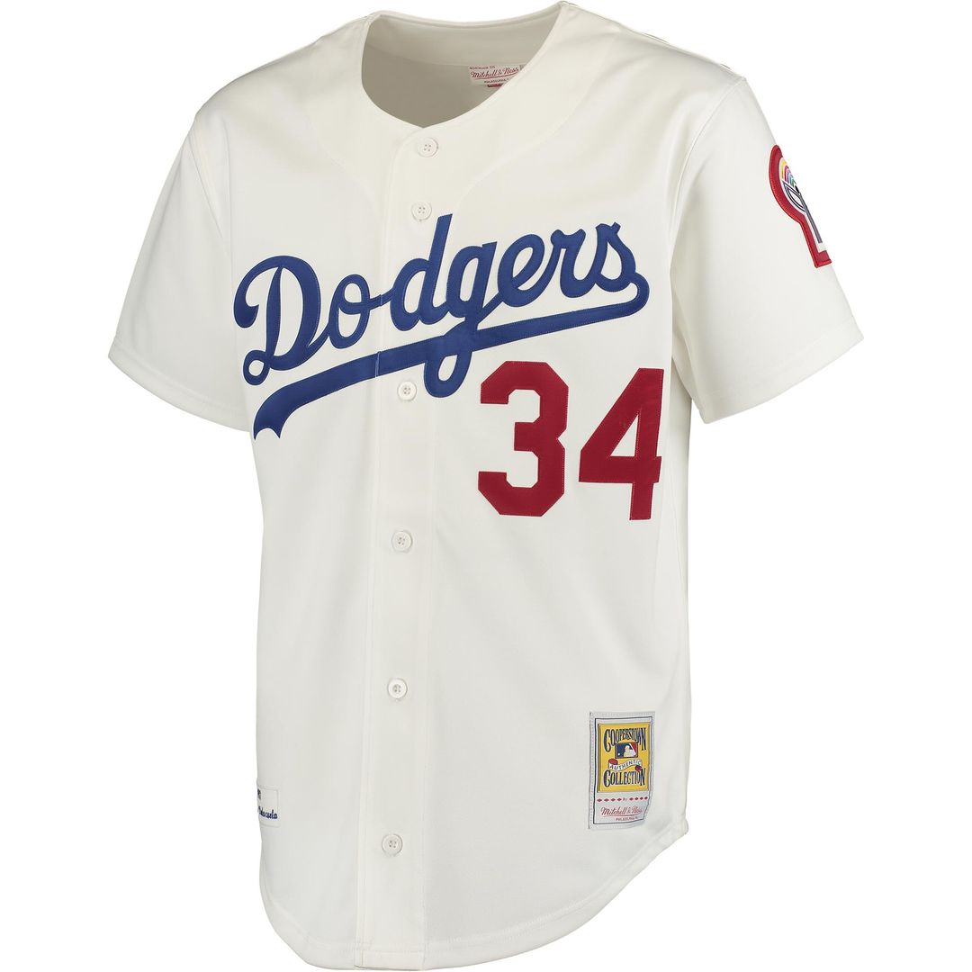 Los Angeles Dodgers Fernando Valenzuela Mitchell & Ness Authentic Jersey - White