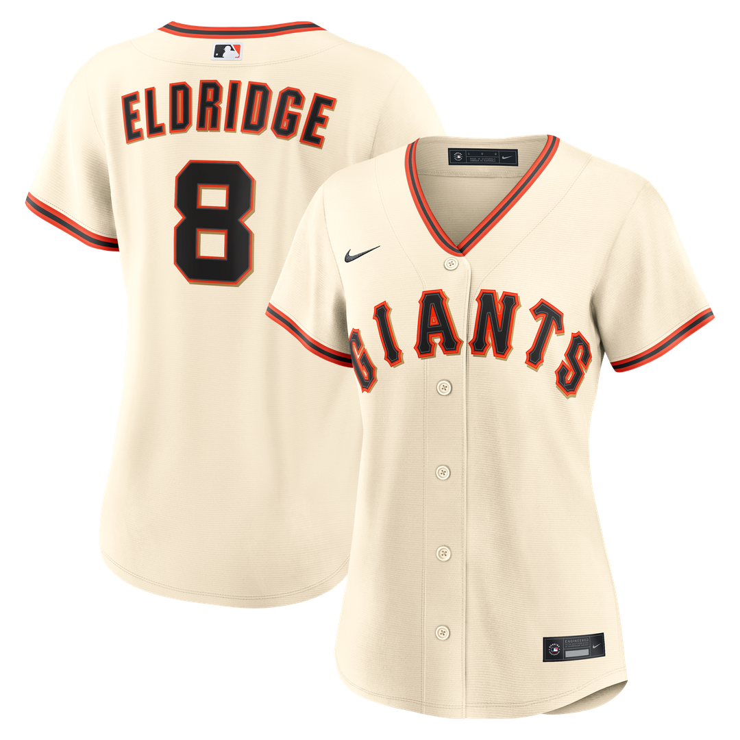 San Francisco Giants Bryce Eldridge Nike Women's Home Replica Jersey - Cream