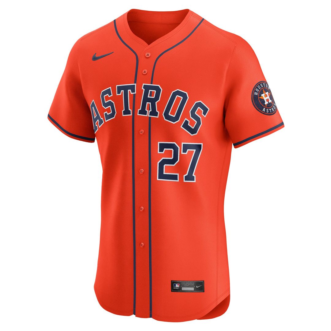 Houston Astros Jose Altuve Nike Alternate Elite Player Jersey - Orange