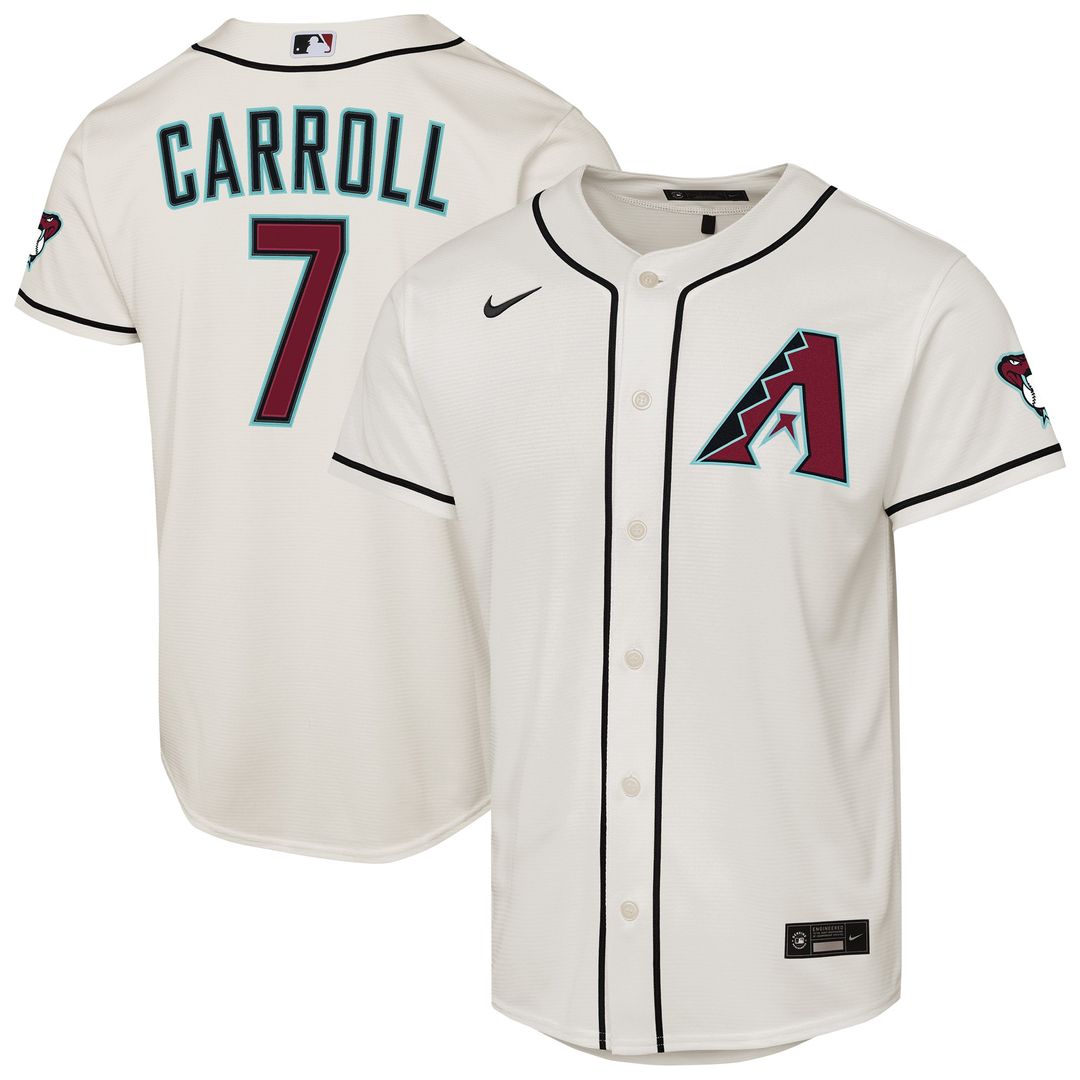 Arizona Diamondbacks Corbin Carroll Nike Youth Home Stadium Jersey - Cream