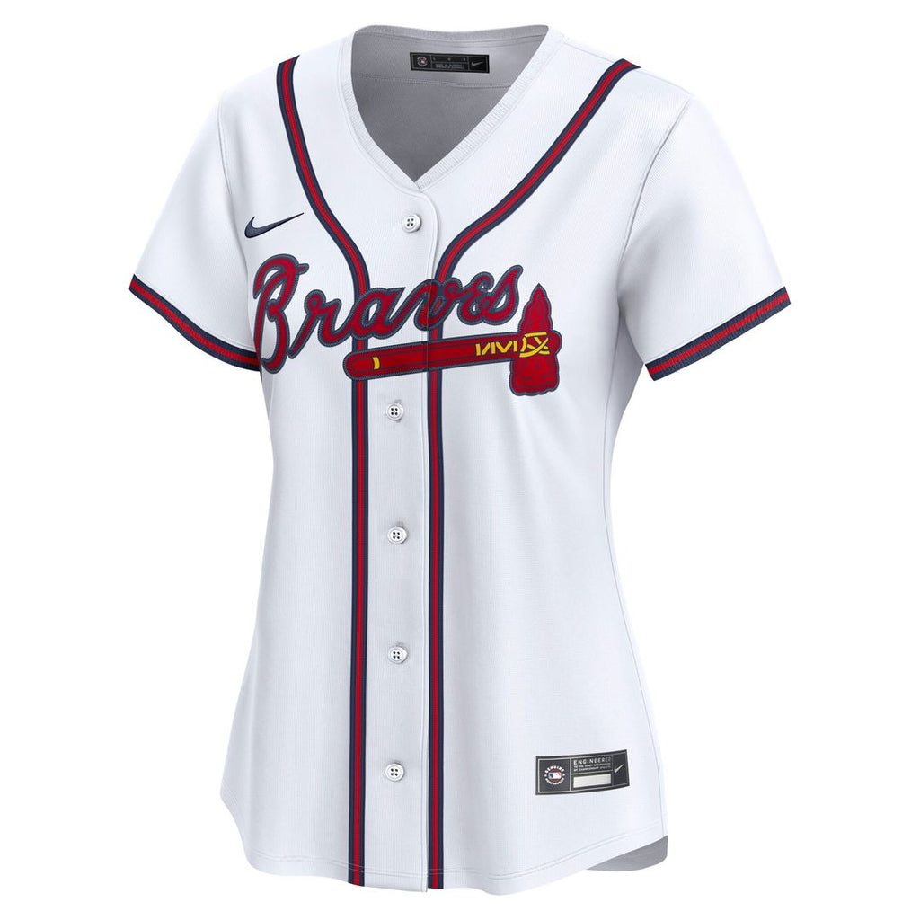Atlanta Braves Ozzie Albies Nike Women's Home Limited Player Jersey - White