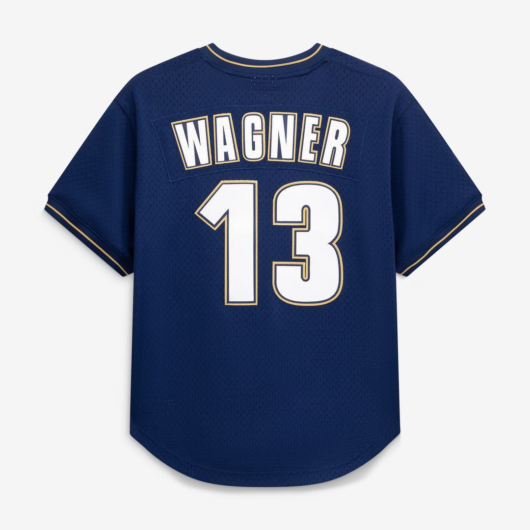 Houston Astros Billy Wagner Mitchell & Ness Authentic Batting Practice Jersey - Navy