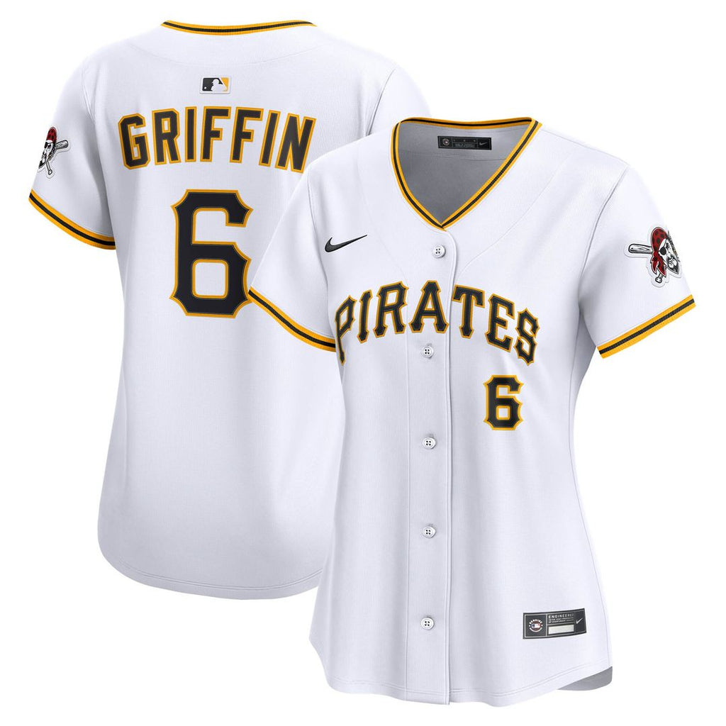 Pittsburgh Pirates Konnor Griffin Nike Women's Home Limited Jersey - White