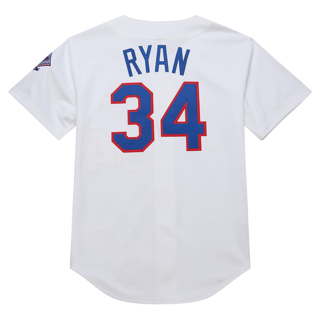 Texas Rangers Nolan Ryan Mitchell & Ness 1993 Cooperstown Authentic Jersey - White