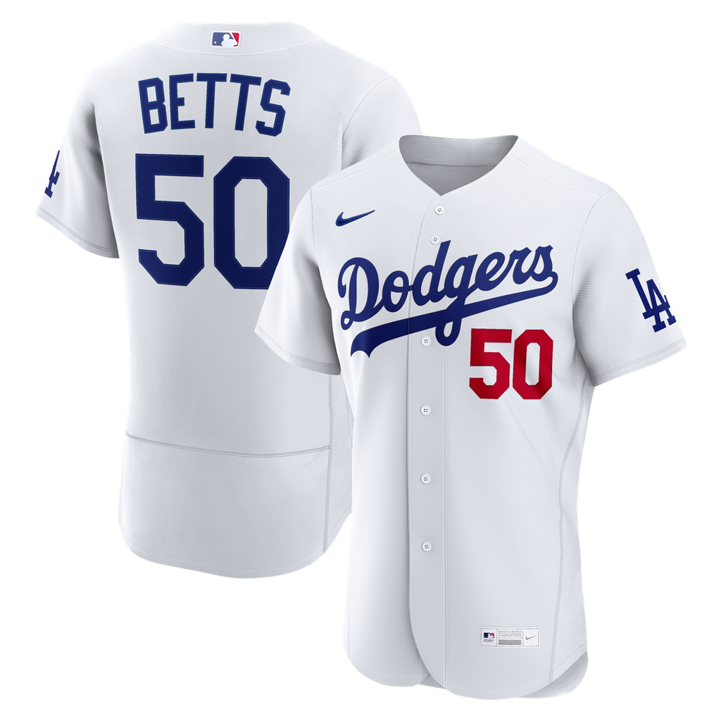 Los Angeles Dodgers Mookie Betts Nike Home Authentic Jersey - White