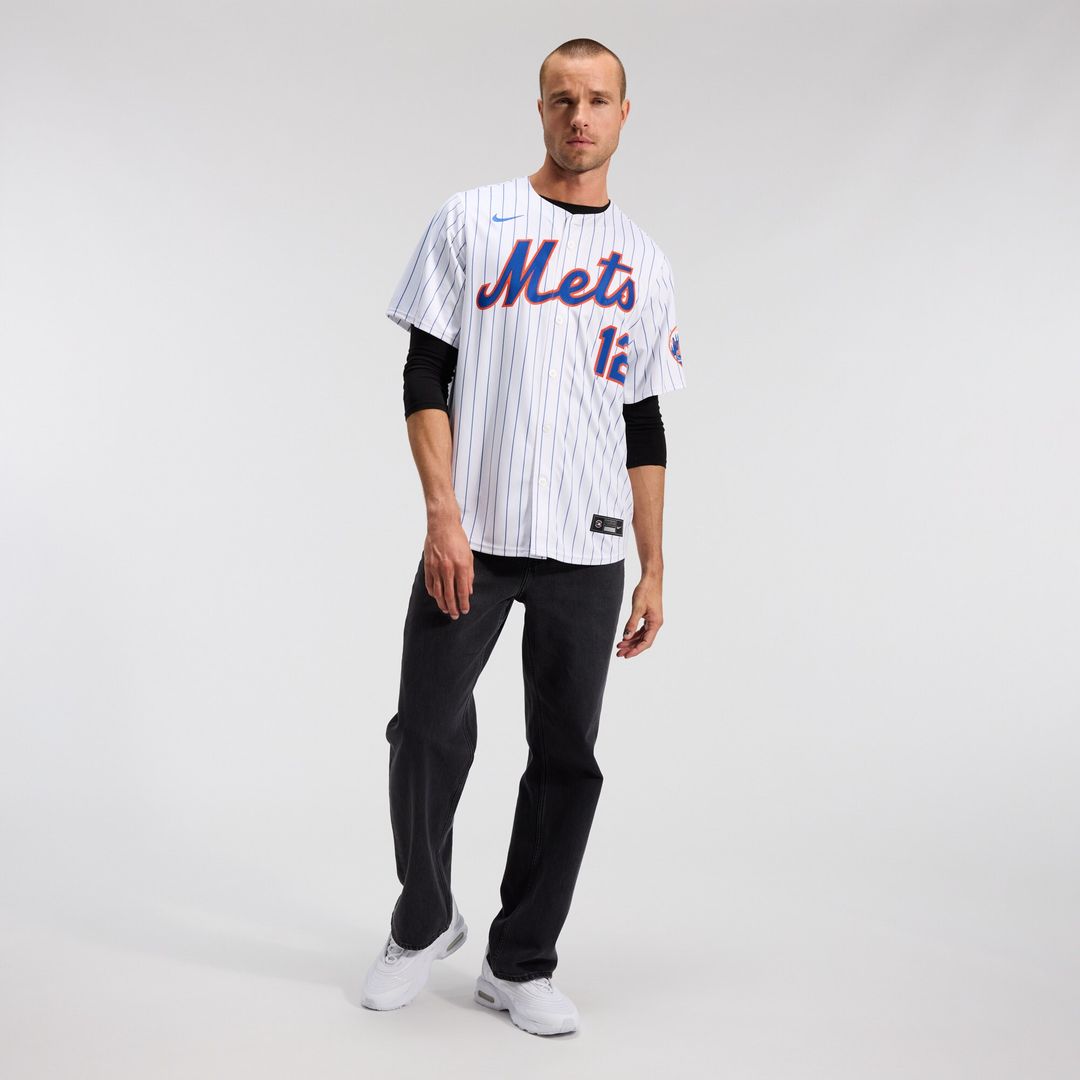 New York Mets Francisco Lindor Nike Home Limited Jersey - White