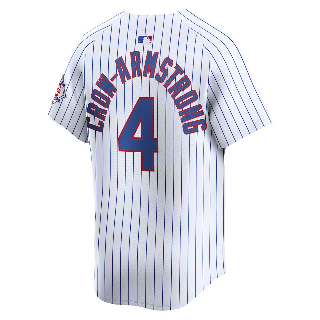 Chicago Cubs Pete Crow - Armstrong Nike 150th Anniversary Limited Jersey - White