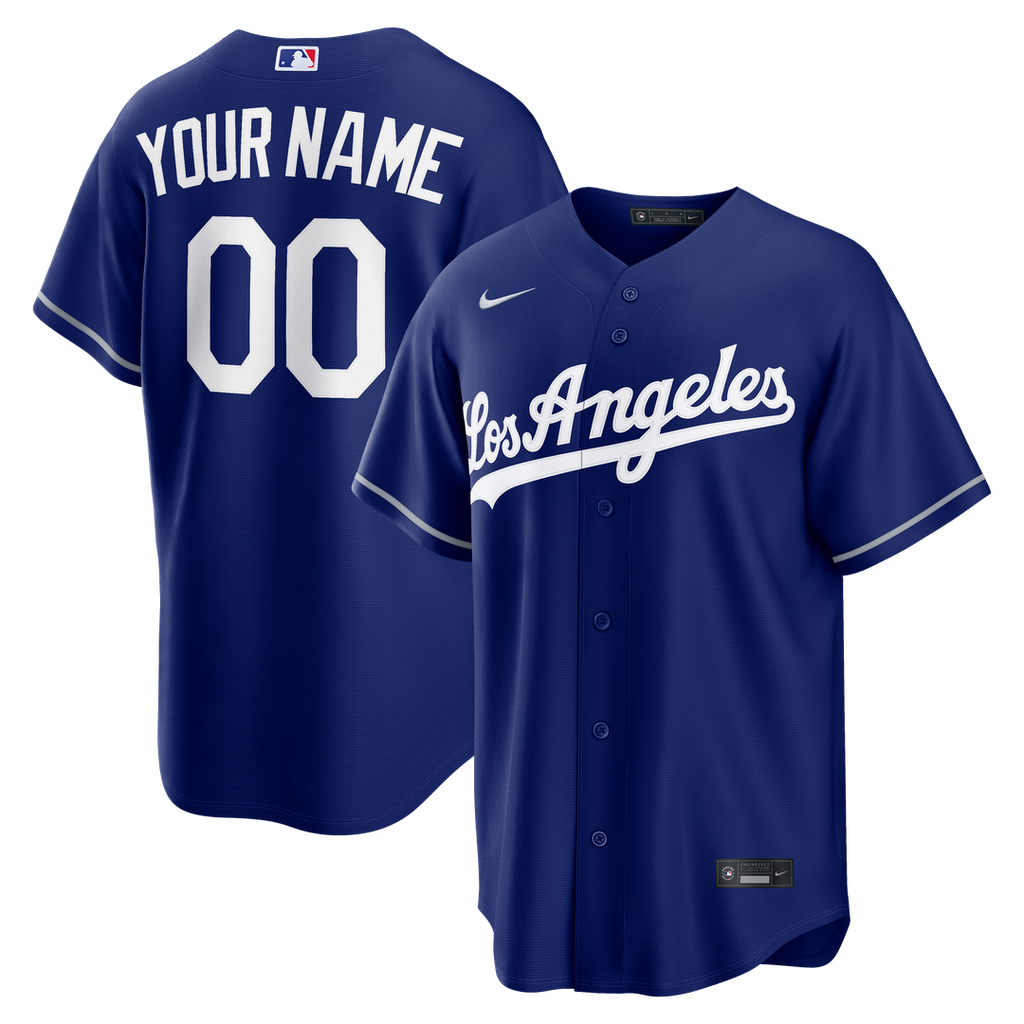 Los Angeles Dodgers Nike Alternate Replica Custom Jersey - Royal