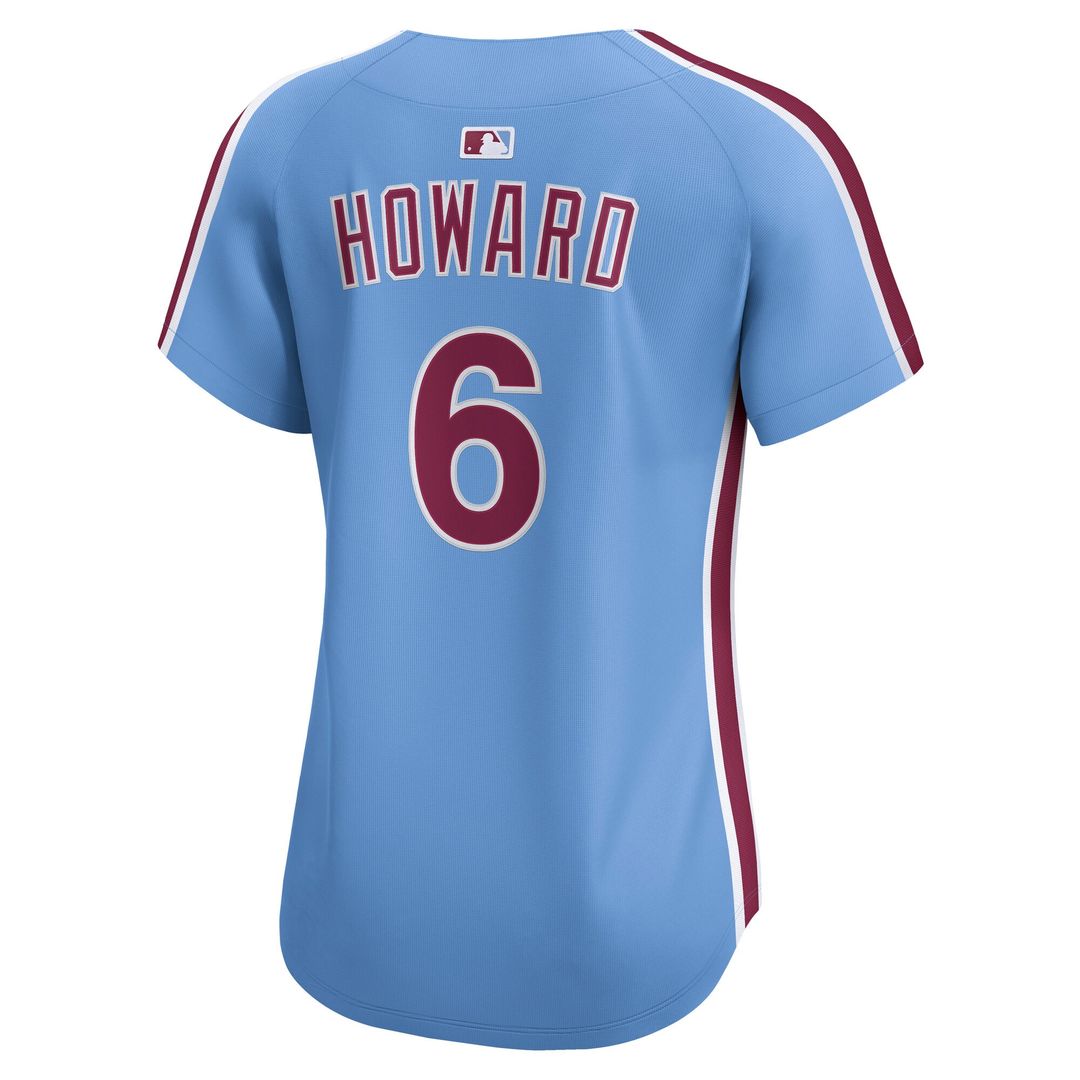 Philadelphia Phillies Ryan Howard Nike Women's Alternate 2 Limited Jersey - Cream