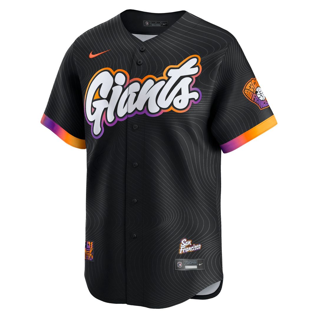 San Francisco Giants Rafael Devers Nike 2025 City Connect Limited Player Jersey - Black