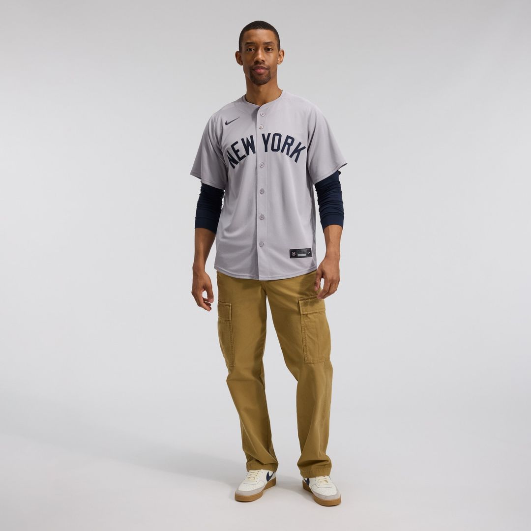 New York Yankees Aaron Judge Nike Road Limited Player Jersey - Gray