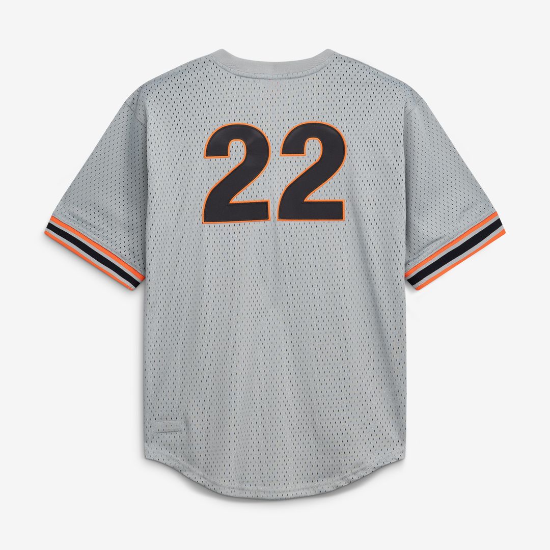 San Francisco Giants Will Clark Mitchell & Ness Authentic Batting Practice Jersey - Gray