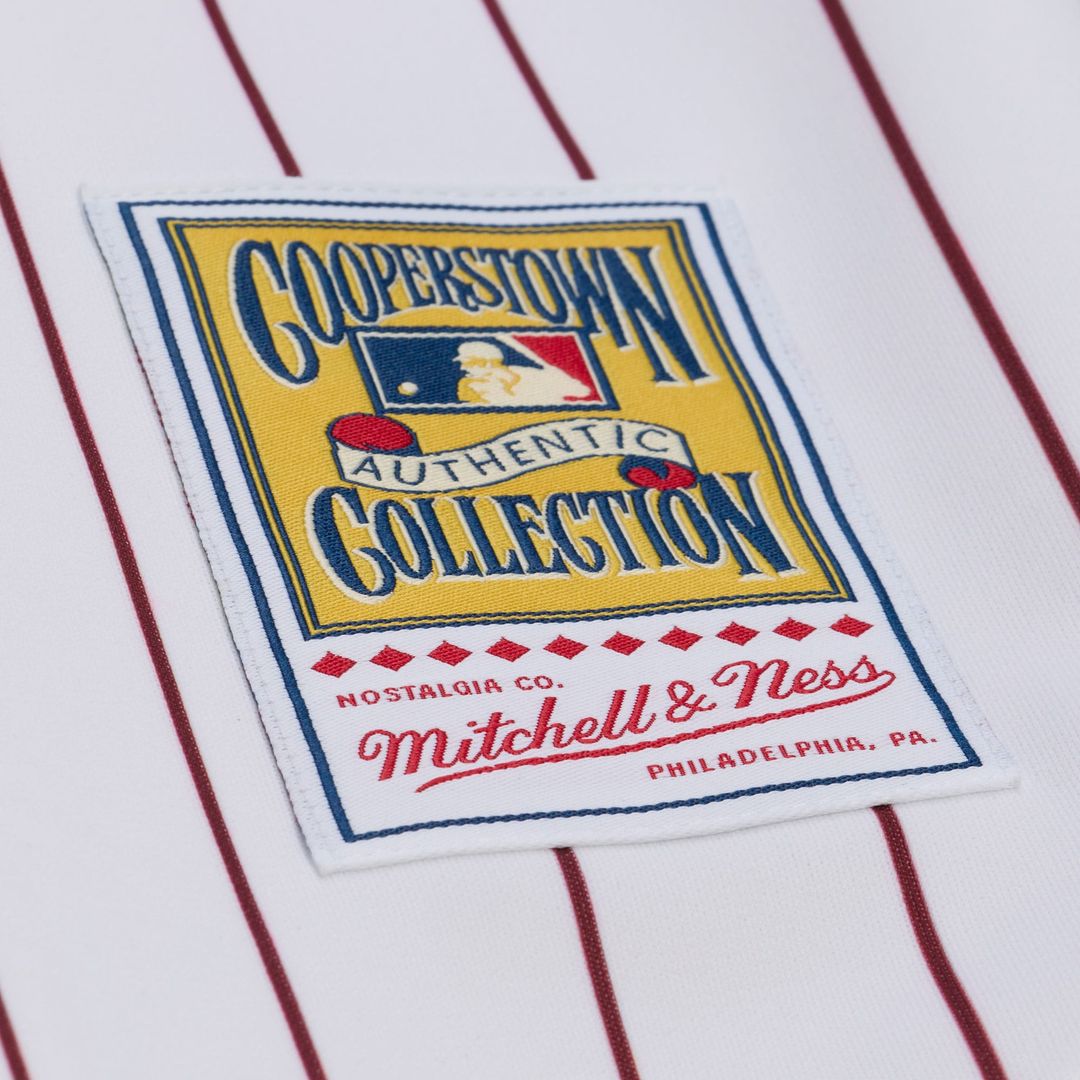 Philadelphia Phillies Chase Utley Mitchell & Ness 2003 Cooperstown Authentic Jersey - White