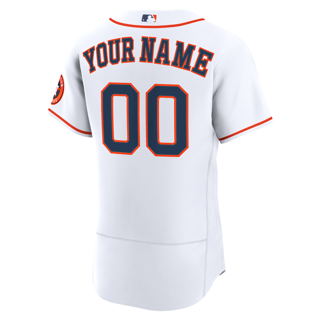 Houston Astros Nike Home Authentic Custom Jersey - White