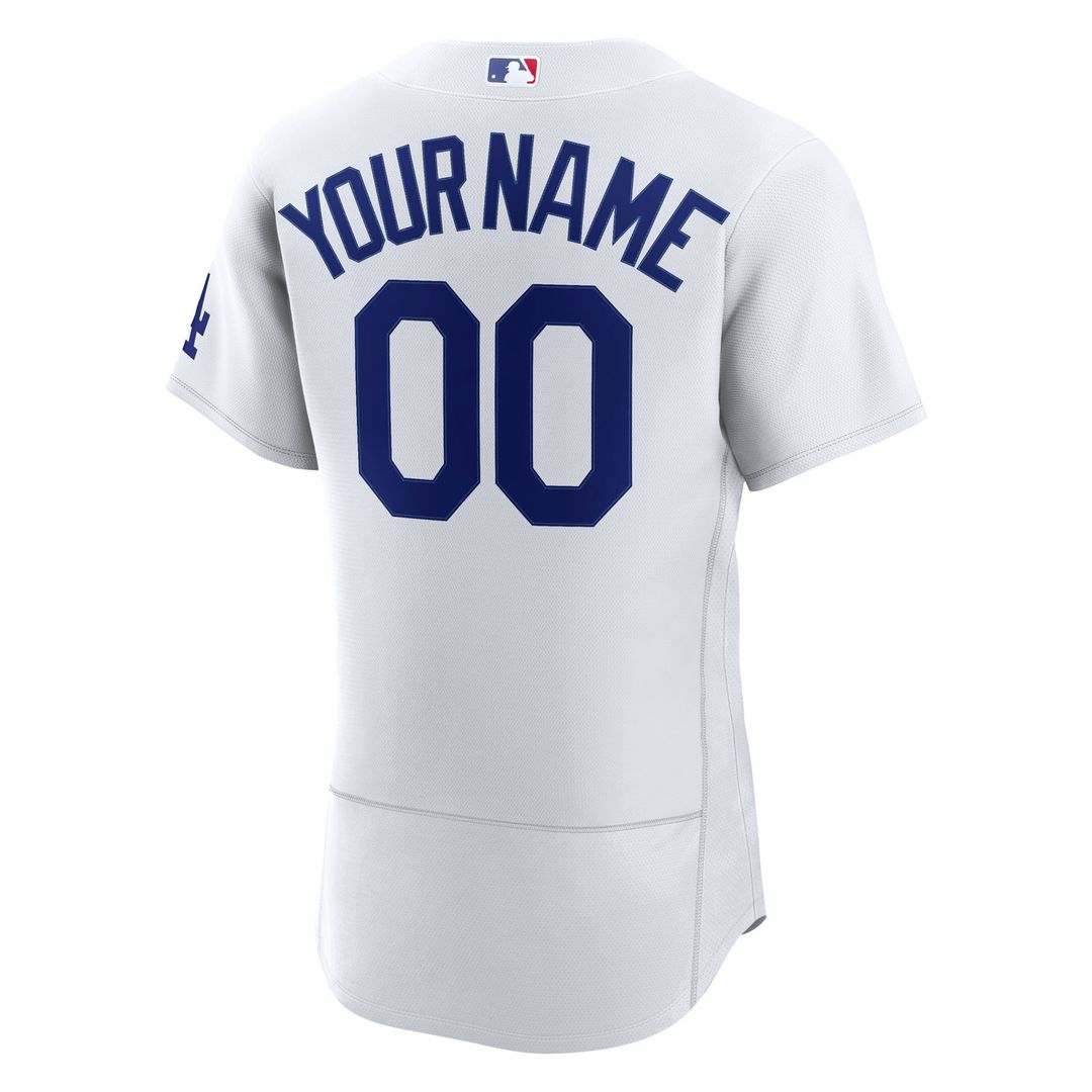 Los Angeles Dodgers Nike Home Authentic Custom Jersey - White