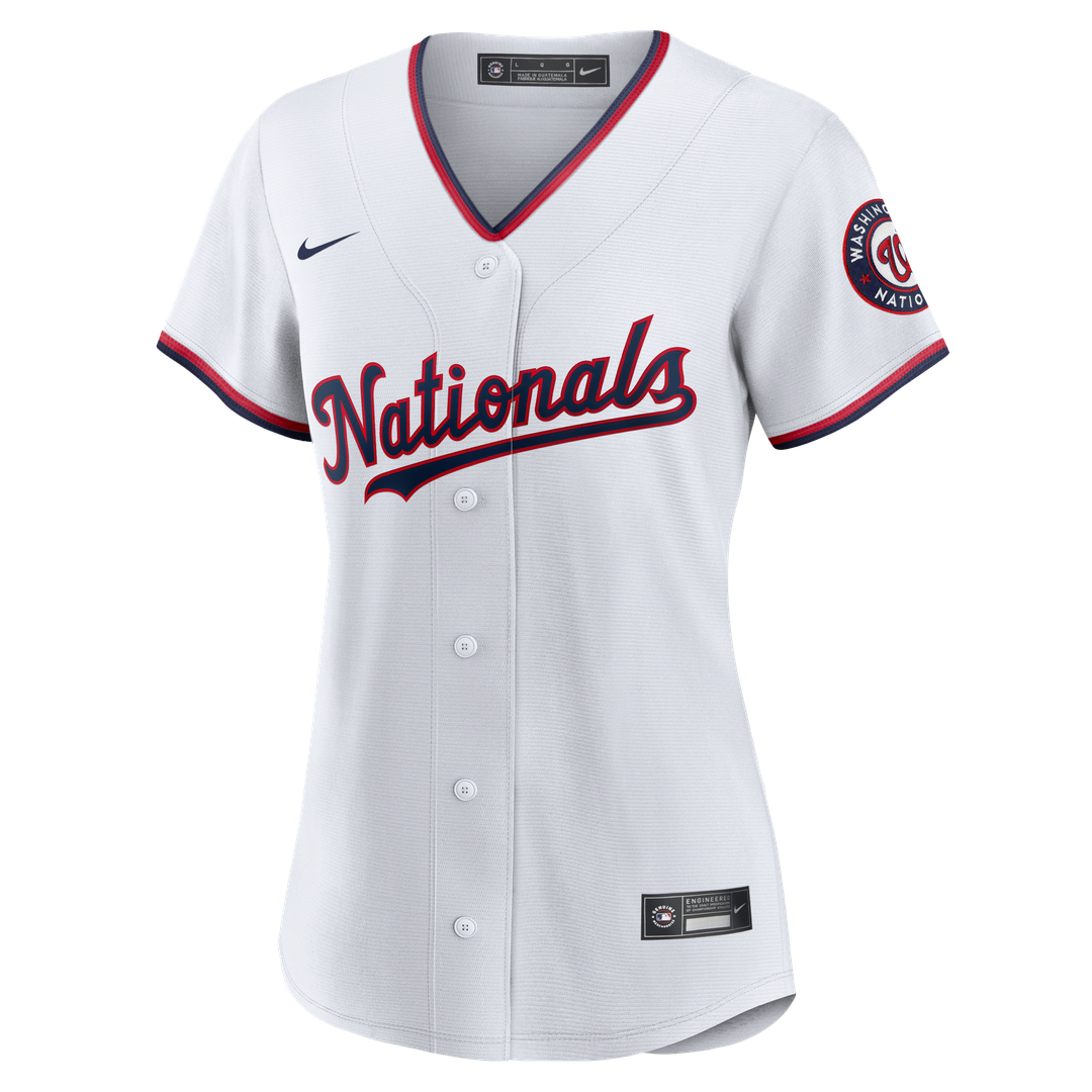 Washington Nationals CJ Abrams Nike Women's Home Replica Player Jersey - White