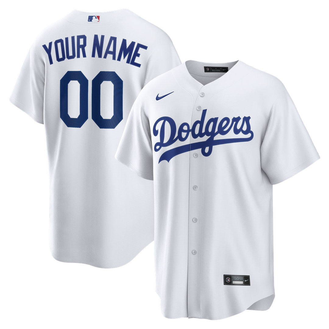 Los Angeles Dodgers Nike Home Replica Custom Jersey - White