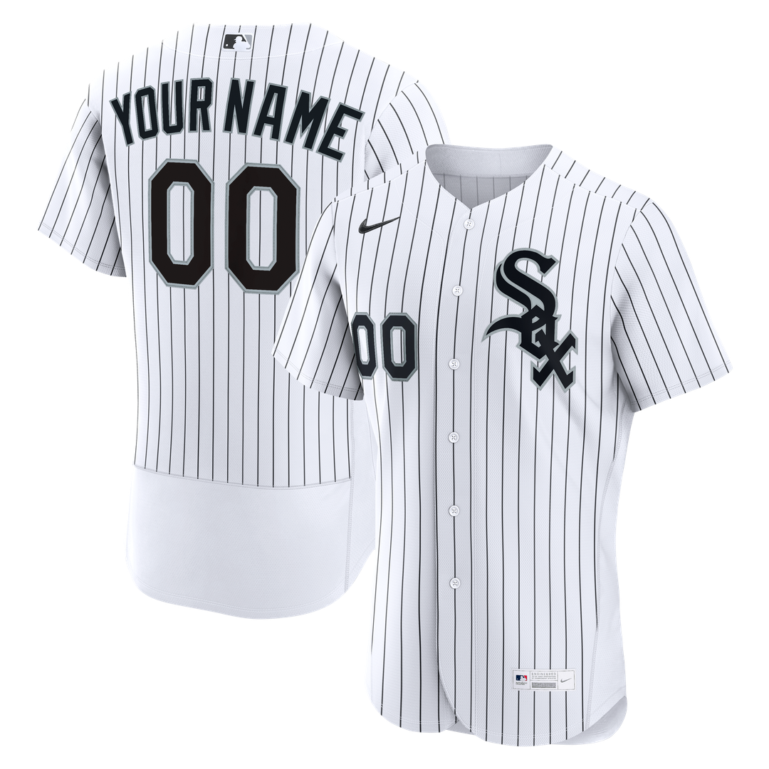 Chicago White Sox Nike Home Authentic Custom Jersey - White