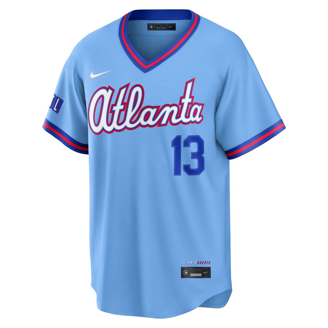 Atlanta Braves Ronald Acuña Jr. Nike 2026 City Connect Stadium Jersey - Powder Blue