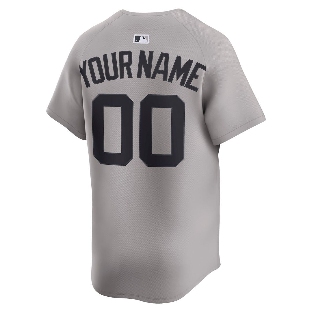 New York Yankees Nike Home Limited Custom Jersey - White