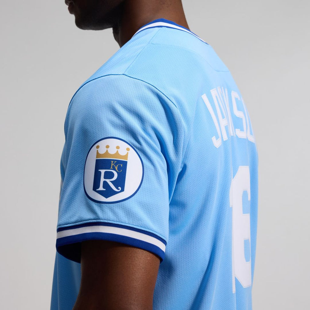 Kansas City Royals Bo Jackson Nike Throwback Cooperstown Limited Jersey - Light Blue